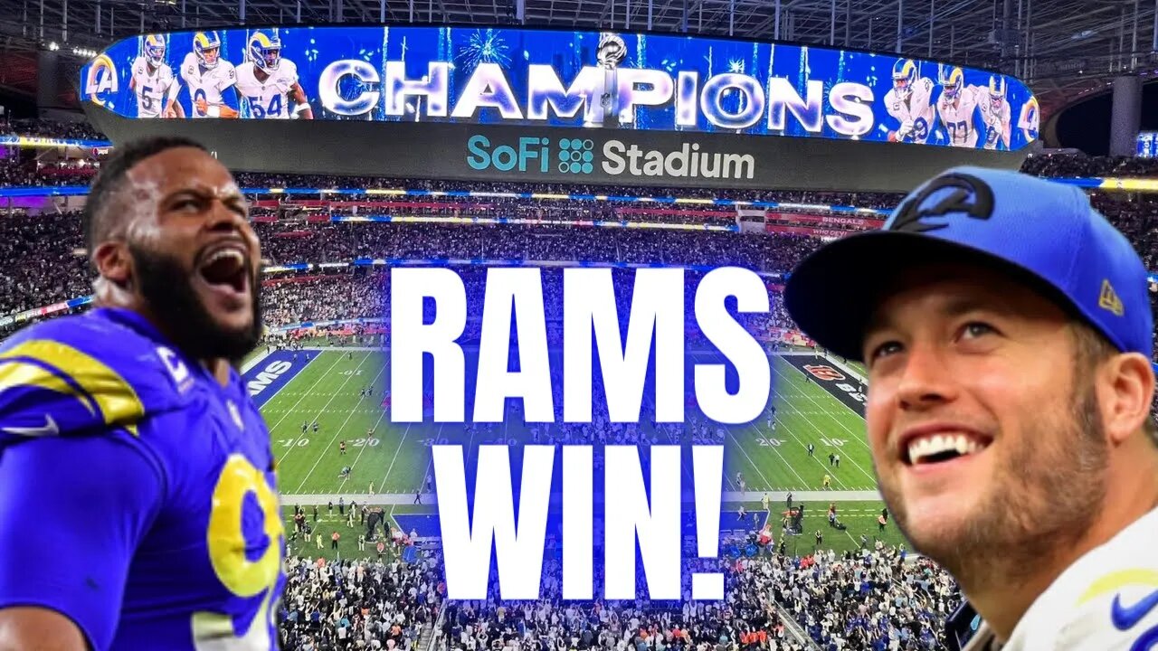 Los Angeles Rams Win The Super Bowl! | Beat Bengals And Joe Burrow 23-20