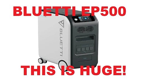 BLUETTI EP500 Solar Power Station 5100Wh LiFePO4 Battery Backup 1200W MPPT Solar Generator Review