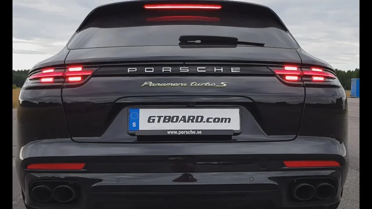 Launch Porsche Panamera Turbo S vs BMW M5 Competition vs Mercedes E63S vs Audi S8 Plus sound!