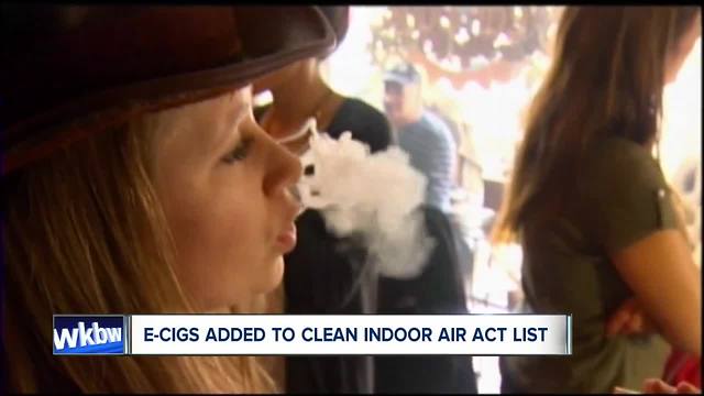 Say goodbye to e-cigarettes in bars, restaurants