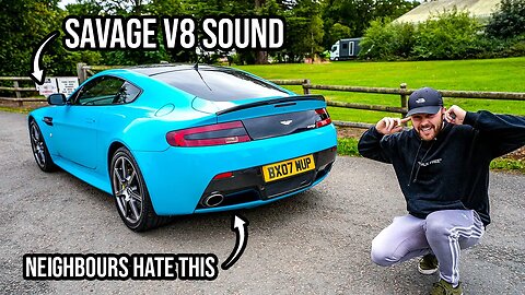 I STRAIGHT PIPED MY ASTON MARTIN V8 VANTAGE