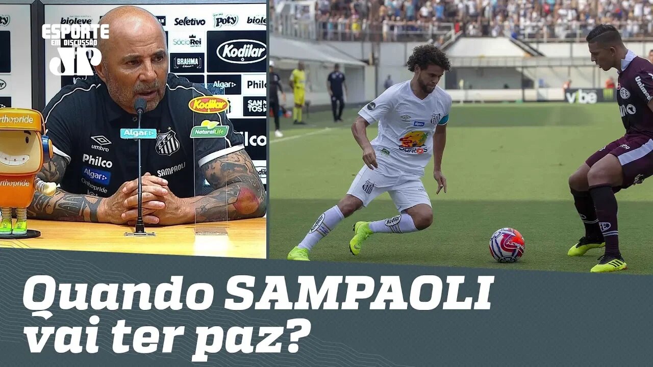 Quando o SAMPAOLI vai ter paz?? Alô diretoria do PEIXE!