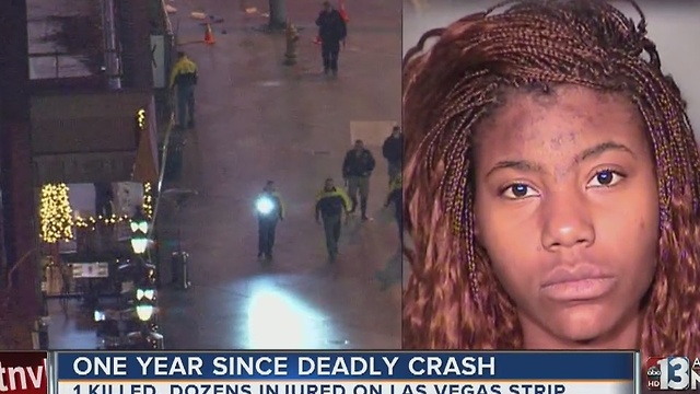 Dec. 20 marks one year car crashed onto Las Vegas Strip sidewalk