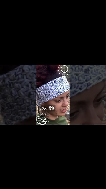 Radiant Elegance in Crochet | Silver Variagated Tunisian Headband | Jenetics Creations