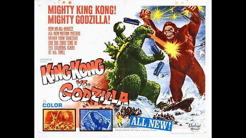 "King Kong vs Godzilla" - 1962