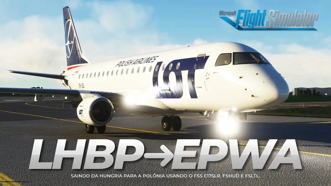 Voamos o Embraer 175 da FlightSim Studio pela LOT