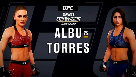 EA Sports UFC 3 Gameplay Tecia Torres vs Alexandra Albu