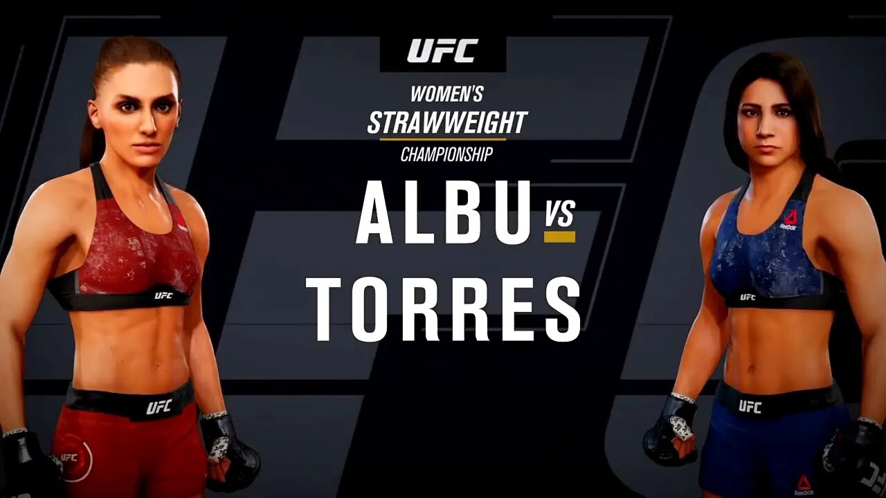 EA Sports UFC 3 Gameplay Tecia Torres vs Alexandra Albu