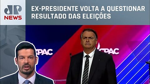 Bolsonaro fala sobre navios iranianos atracados no Rio; Alexandre Bissoli comenta