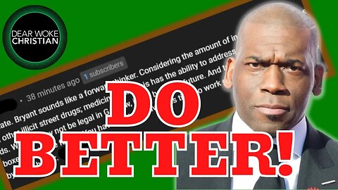 A Commentor Tells me to "Do Better". I will try.