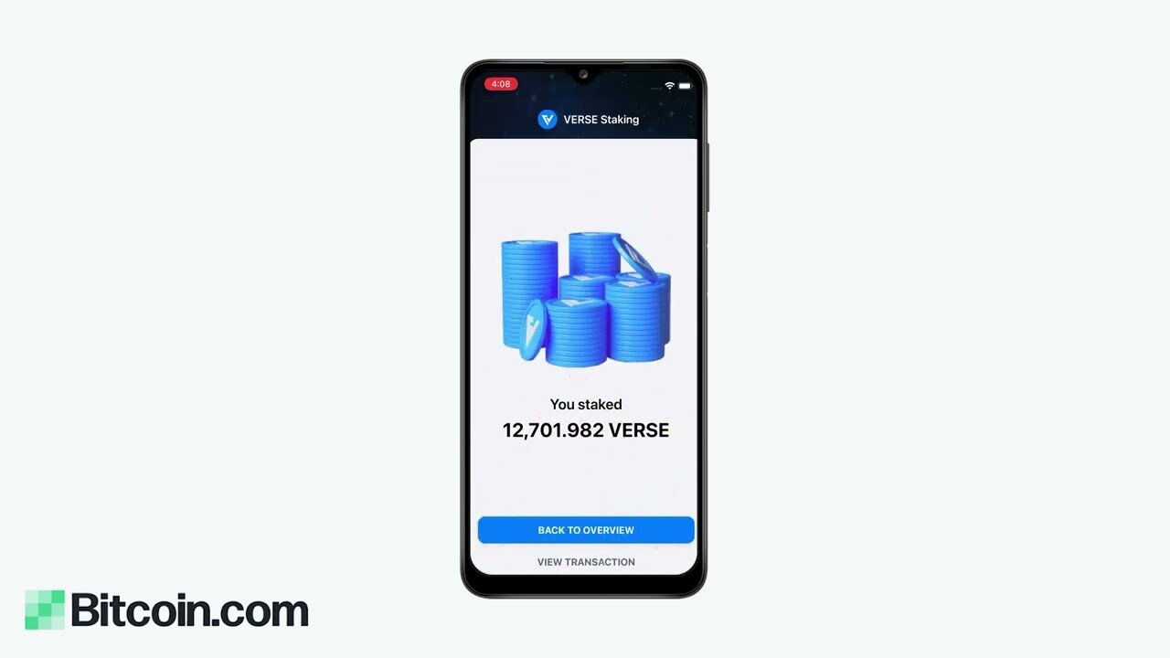How to stake VERSE in the Bitcoin.com Wallet app