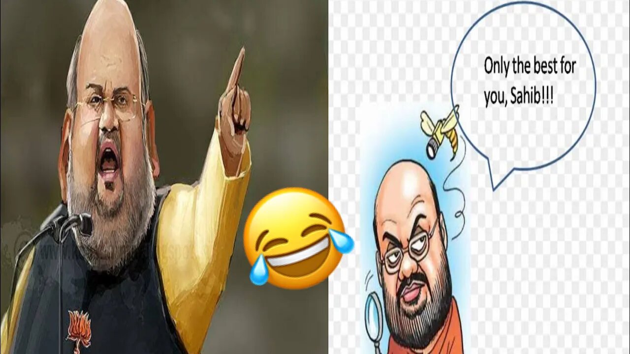 Amit Shah Epic Moment Amit Shah Funny | Being Honest Godi Media