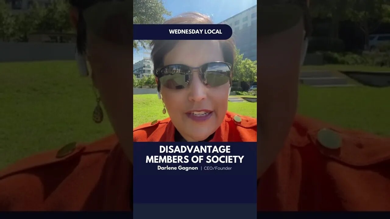 DISADVANTAGE MEMBERS OF SOCIETY