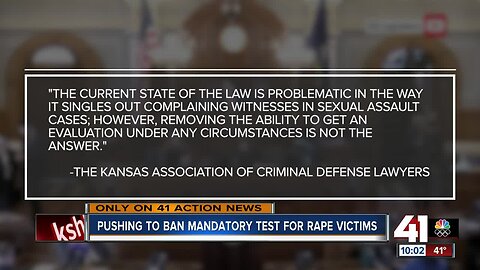 Proposed Kansas bill seeks to ban mental health evaluations for crime victims