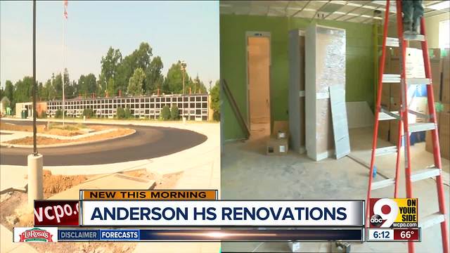 Anderson High School taking late start as major renovation continues