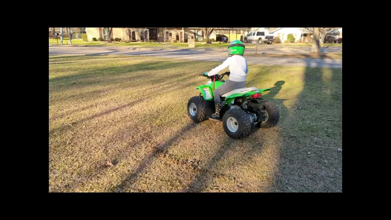 Tater-Tot is training for Supercross!