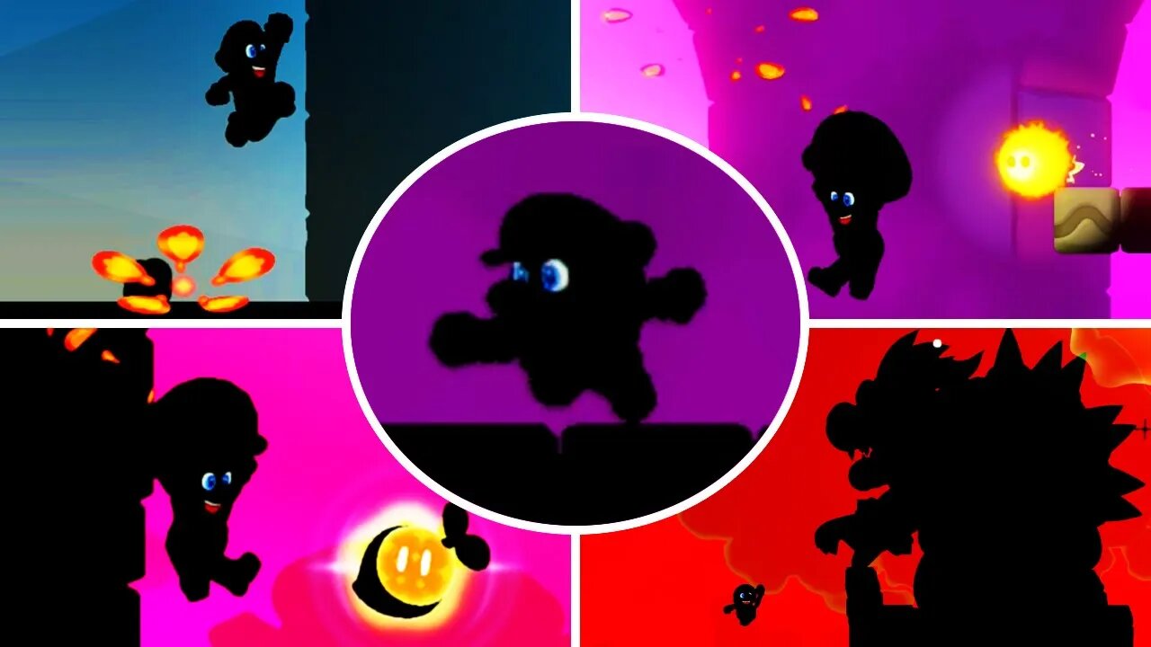 Super Mario Bros. Wonder - All Silhouettes