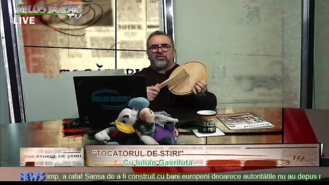 LIVE - TV NEWS BUZAU - "TOCATORUL DE STIRI", cu Iulian Gavriluta. Astazi despre Toma 14 dosare, ...