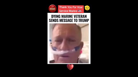 Ex Marine talking about President Trump 🇺🇸