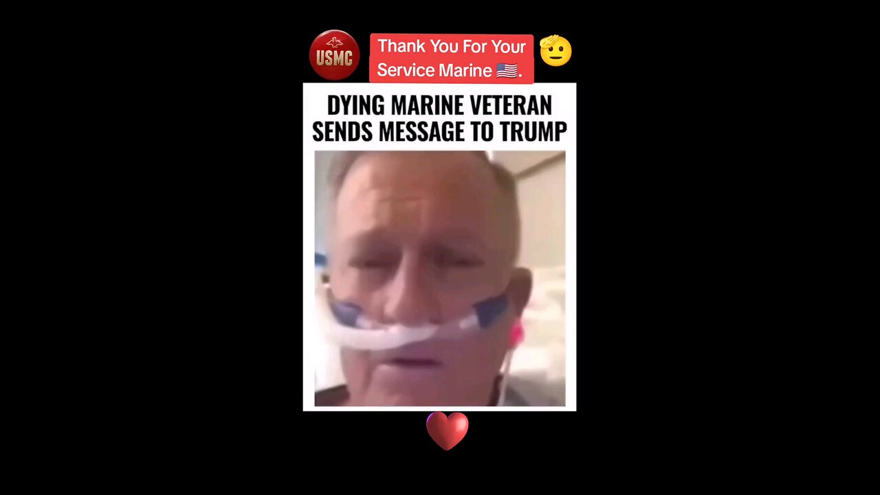 Ex Marine talking about President Trump 🇺🇸