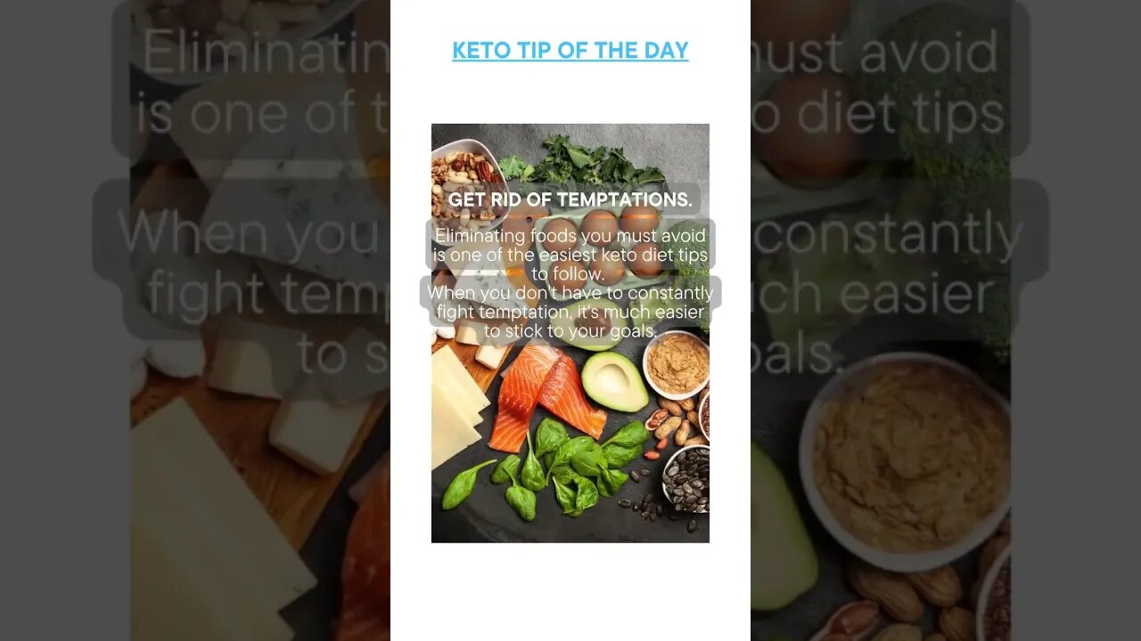 Keto Tip Of The Day - Get Rid of Tempations