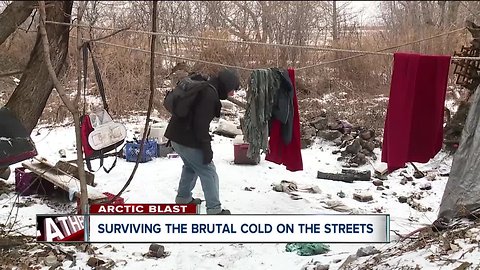 Homeless prepare for brutal, dangerous cold