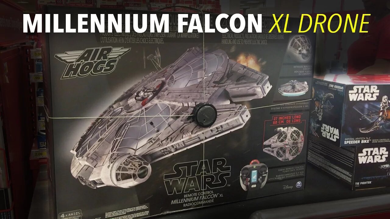 Huge New Air Hogs Millennium Falcon XL DRONE Release For Rogue One