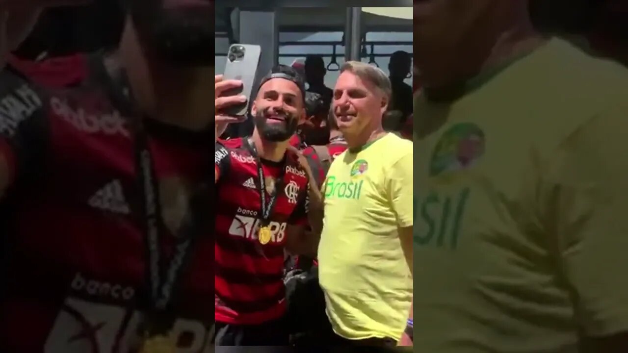 Flamengo Campeão 🏆 recebe Bolsonaro