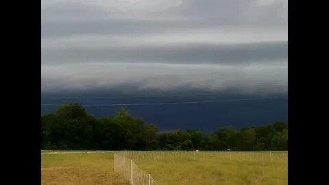 DERECHO blowing through our farm!!🥶🥶😨😱😱💨💨💨 #storm #farm #animals #derecho #shorts