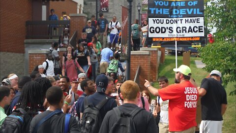Campbellsville University Street Preachers Return! | Kerrigan Skelly | PinPoint Evangelism