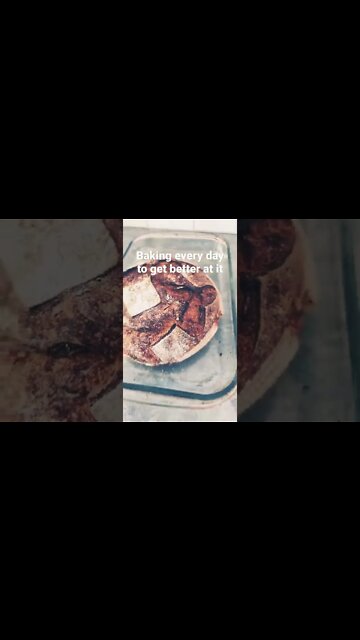 Bake every day to be better at it.