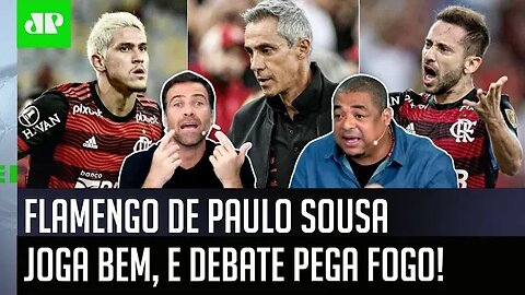 "ISSO É MENTIRA! Eu VOU SER XINGADO, mas..." Debate FERVE após Flamengo de Paulo Sousa JOGAR BEM!