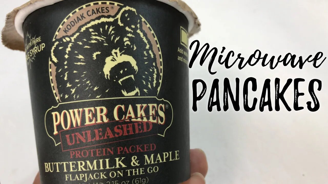 Make Pancakes in your Microwave with Kodiak Cakes Power Flapjack