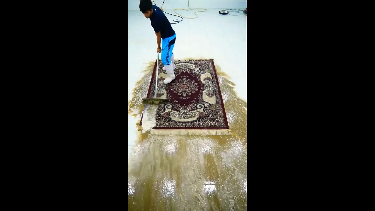 Satisfying carpet cleaning timelapse #asmr #carpetcleaning #satisfying