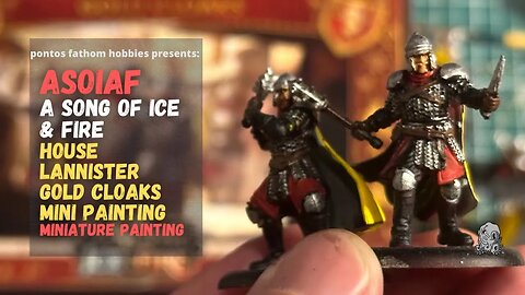 ASOIAF - Gold Cloaks - A Song of Ice and Fire - Lannister - tabletop miniature painting