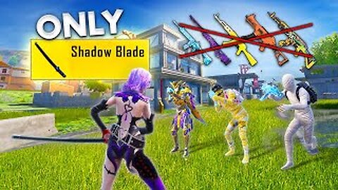 Shadow Blade Showdown: No Gun Challenge! PUBG Mobile Gameplay