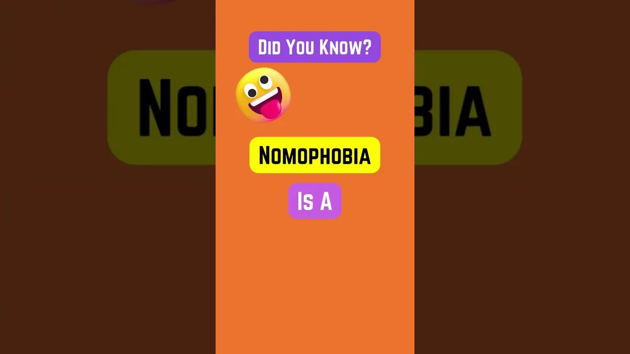 Face your Nomophobia!