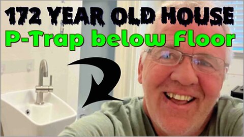 Old House Pedestal Sink Install