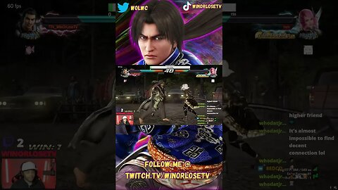 Tekken 7 Lei Wulong Match Highlight #58 #shorts #tekken7