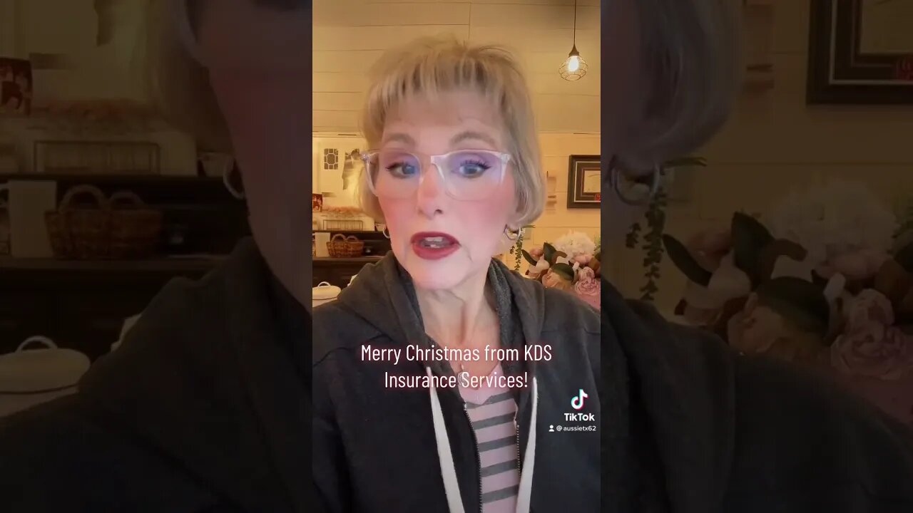 Customer Merry Christmas Message from KDS Insurance Services!