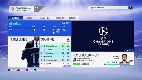 Nottingham Forest S:10 2027-2028 Emirates FA Cup Quarterfinal VS Wolverhampton