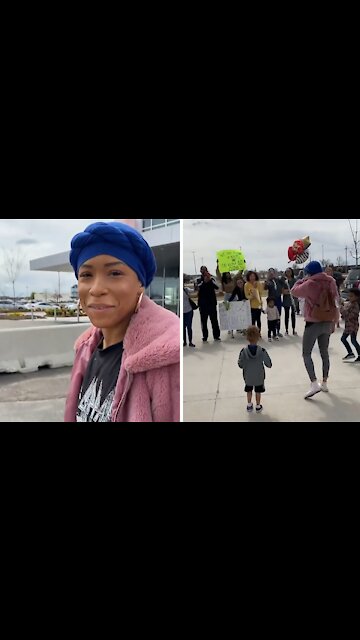 Woman gets tearful surprise after her last round of chemo