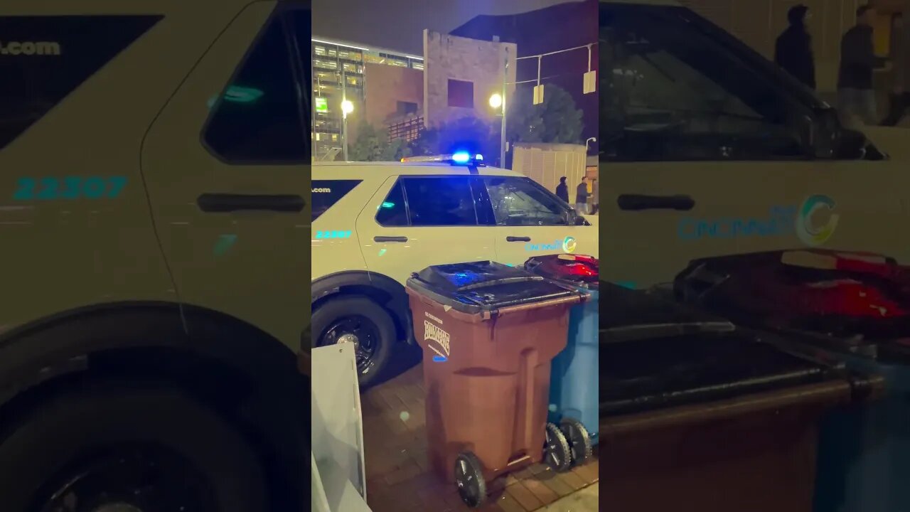 Why Are Cop Cars Doing This? #homeless #prepping #cincinnati