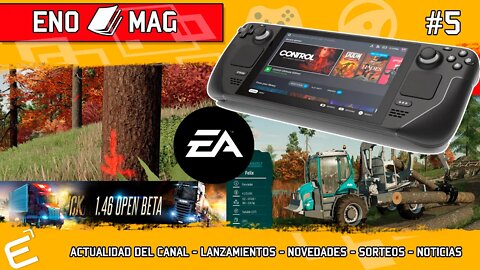 ENO-MAG | BETAS ETS2 ATS 1.46, YOUTUBE 4K, STEAM DECK, EA App, FS22 PLATINUM EXPANSION | ACTUALIDAD