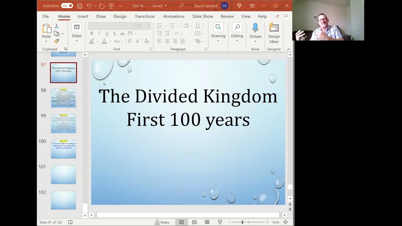 Bible Class Wednesday October 13, 2021