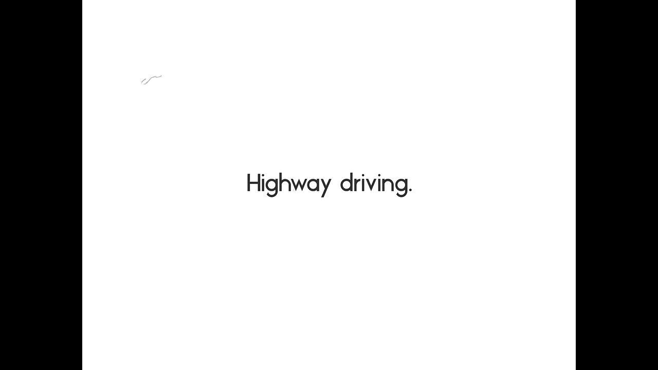 Another driving video.