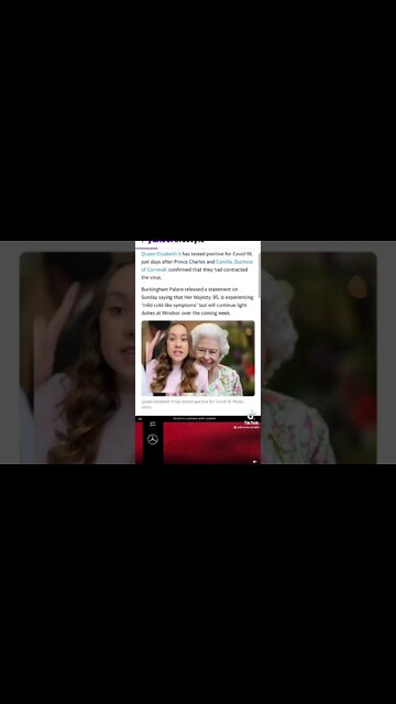 Queen Elizabeth tests positive for Covid #shorts