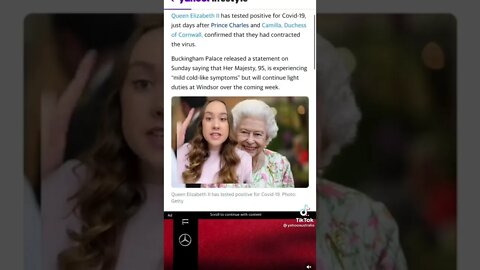 Queen Elizabeth tests positive for Covid #shorts