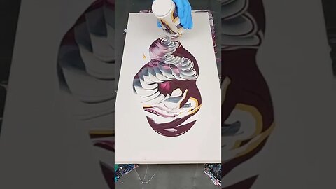 Simple Traveling Tree Ring With Merlot and Gold