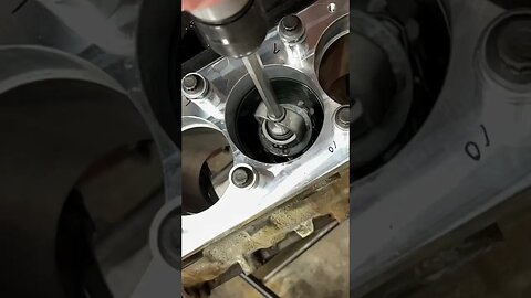 BMW E34 M5 Engine Block Honing #shorts #bmw #cars #automotive #diy